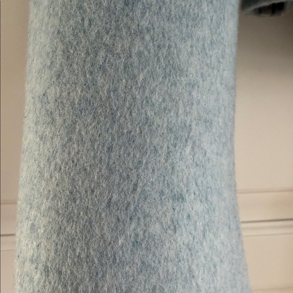 Banana Republic Wool cropped boxy jacket in Sea Glass Heather Blue. NWT fits XS* - Picture 8 of 13